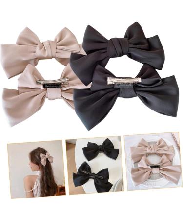 minkissy 6 Pairs bow hairpin hair bows for female hairpin party hair clip Bow Hair Clips big bows hair clips hair pin bowknot new year hair decoration bow clips girl fabric headgear woman - Buy Online on GoSupps.com