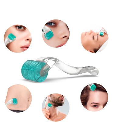 AUDUODUO Derma Roller 192 Real Silver Needles 0.5mm - Microneedle Roller for Radiant Skin | International Shipping Available - Buy Online on GoSupps.com