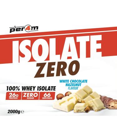  per4m Per4m Isolate Zero White Chocolate Hazelnut 2kg - Buy Online on GoSupps.com