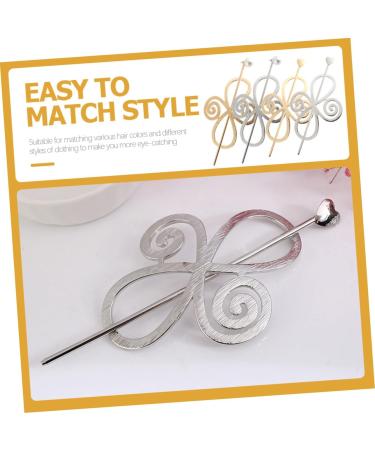 minkissy 8 Sets Hairpin Hair Barrettes Hair Clips Metal Womens Hair Accessories Metal Hair Clips for Women Medium Hair Clips for Women Tiaras for Girls Alloy Emptiness Miss Chopsticks - Buy Online on GoSupps.com