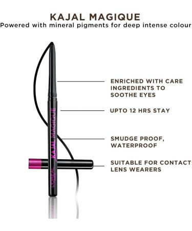 L'oreal Paris Kajal Magique 0 35g (Black) - Buy Online on GoSupps.com