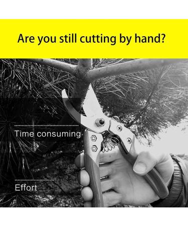 Electric Pruning Shears 25Mm Branch Cutter Cordless with 2 21V Li-Ion Battery Rechargeable Garden Fruit Tree Bushes Trimmer (Green) Small Gift - Buy Online on GoSupps.com