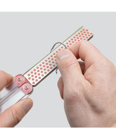 Buy Cuda Combined Diamond Knife Sharpener - Hook Sharpener for On-Board Use | Stainless Steel Fine/Extra Fine - Ideal for Yachts Sailing and High-Sea Fishing - Buy Online on GoSupps.com