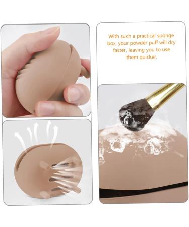MAGICLULU 1 Set Silicone Beauty Tools Make up Supplies Travel Silica Gel 7.5x5cm Khaki - Buy Online on GoSupps.com