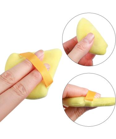 Colorful Triangle Loose Powder Puffs - Reusable Beauty Makeup Tool, 6 Piece Set - Buy Online on GoSupps.com