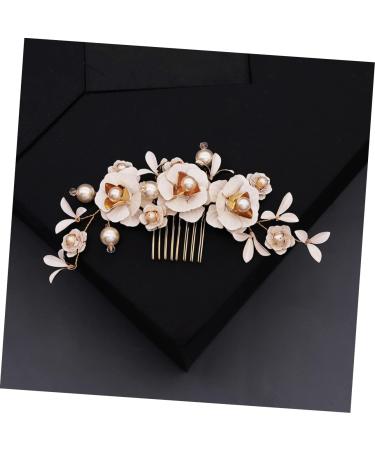 DOITOOL Crystal Headpiece Bridal Headpiece Hair Ornaments for Women Floral Hair Accessories Soap Dispenser Foam Headpiece for Women Womens Hair Accessories Bride Wedding Hair Comb - Buy Online on GoSupps.com