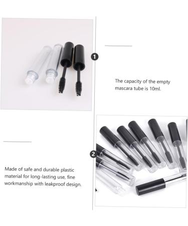 FOMIYES 15 pcs Refillable Tube Bottles Makeup Woman for Ml Durable Lip Gloss Mascara Bottle Portable 10.5X1.6cmx3pcs Blackx3pcs - Buy Online on GoSupps.com