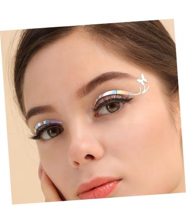 Healeved 30 Sheets Eyeliner Eye Makeup Stickers Temporary Eye Shadow Stickers Glitter Eye Shadow Flash Suit 1 count (Pack of 1) As Shownx5pcs - Buy Online on GoSupps.com