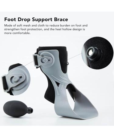 Adjustable Drop Foot Brace & Ankle Stabilizer | Inflatable Ankle Support for Hemiplegia & Sprained Ankle - Right Foot XL - Buy Online on GoSupps.com