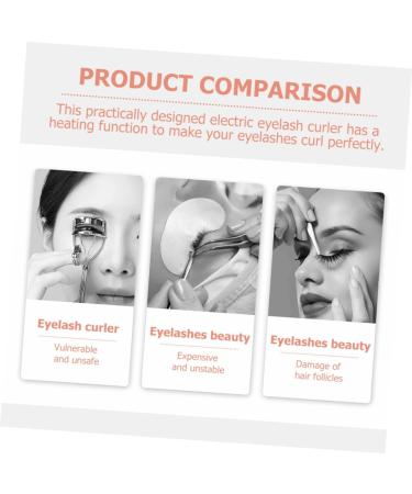 Housoutil 1set Heated Eyelash Curler Electric Tools Mascara Tool Eyelash Curling Tool Mascara Curler Electric Eyelash Curler Electric Lash Curler Power Tool Abs Curly Beauty Tools - Buy Online on GoSupps.com