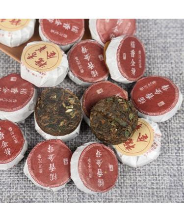 HQZM Exquise And Small Pu er River Thee Menghai Golden Knop Knowledge Geramatized Mini Tuo Thee 500g 1764oz - Buy Online on GoSupps.com