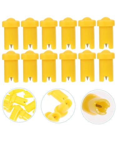 Beavorty 100pcs Anti-Blocking Needle Eyelash Glue Bottles | Perfect for Eyelash Extensions | Premium Quality PP Two-Color Design - Buy Online on GoSupps.com