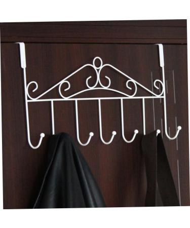 STOBAZA Hanging Hooks 2pcs Metal Clothes Rack Over The Door Bedroom Hooks Coat Hanger Rack Hook up Nail Locker - Buy Online on GoSupps.com