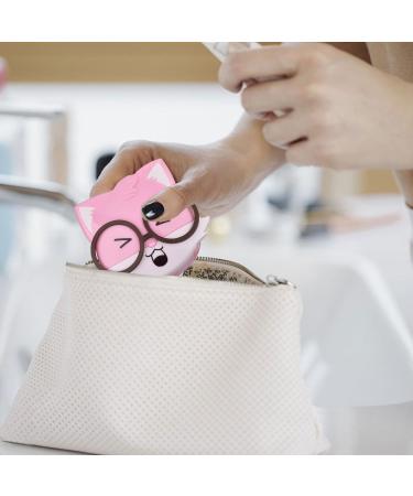 Buerfu Eye Contact Case - Portable Pink Contact Lens Travel Case & Care Products for Daily Use - Buy Online on GoSupps.com