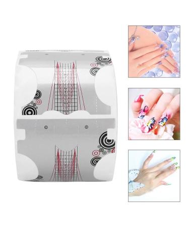 500 Pcs Self-Adhesive Nail Extension Stickers - Guide for UV Gel & Acrylic Nail Art Tips - Buy Online on GoSupps.com