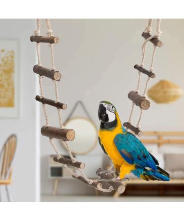 Pet Climbing Ladder Toys - Wood Rope Bridge for Small Animals - Buy Online on GoSupps.com