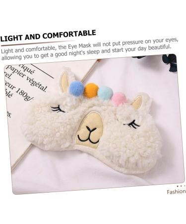 Gatuida 4 Pcs Sherpa Fleece Eye Masks | Cozy Sleep Masks for Adults & Kids | Travel Blindfolds & Eye Patches - Buy Online on GoSupps.com