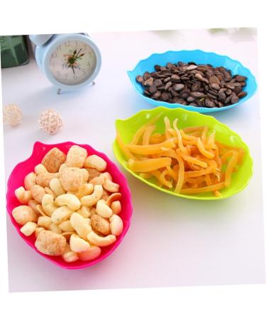ABOOFAN 10pcs Fruit Plate Candy Snack Dish Kitchen Accessories Candy Plate Leaves - Buy Online on GoSupps.com