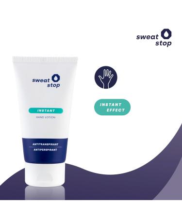 Sweatstop Instant Antiperspirant Hand Lotion 50ml - Effective Hand Protection Against Sweat & Welding - Fast-Drying Formula for Damp Hands - Buy Online on GoSupps.com