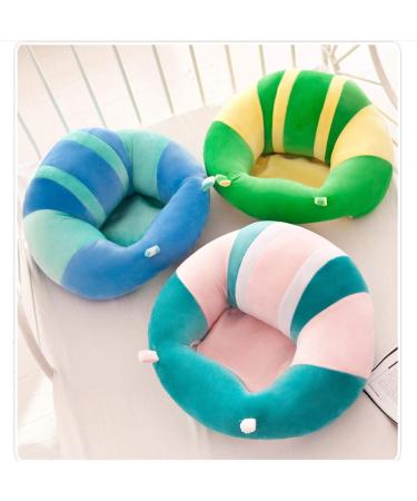 Plush Baby Support Seat Sofa - Animal Shaped Learning to Sit Chair for 3-11 Month Olds (Pink) - Buy Online on GoSupps.com
