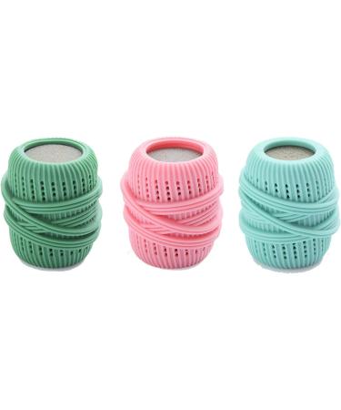Tsukitoy 3pcs Laundry Balls Eco-Friendly Laundry Ball Reusable Washer Ball All Natural Detergent Alternative for Washing All Kinds of Clothes Preventing Clothes Tangle