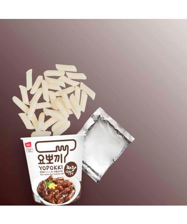 Young Poong Black Bean Sauce Topokki Tteokbokki Instant Korean Rice Cake Cup Flavoured (Jjajang)120g (Pack of 6) Korean Snacks - Buy Online on GoSupps.com