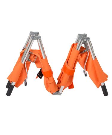 with Storage Bag Emergency Rescue Stretcher Aluminum Alloy Four Fold Stretcher Emergency Patient Portable Transport Stretcher