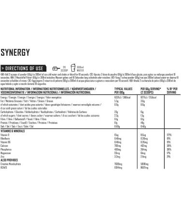 PhD Nutrition Synergy All-in-One Lean Protein Powder - Vanilla Creme Flavour | Lean-Muscle Building Formula | 30 Servings - 2kg Bag - Buy Online on GoSupps.com