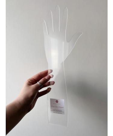 Acrylic Henna Hand Template for Temporary Tattoo Practice - Clear Plastic Body Art Tool - Buy Online on GoSupps.com