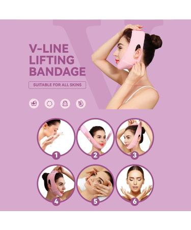 Reusable V Line Lifting Mask with Chin Strap | Face Lift & Jaw Exerciser for Women - Prevent Sagging & Achieve a V-Shaped Look - Buy Online on GoSupps.com