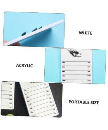 Buy FRCOLOR 6 Pcs Eyelash Extension Scale Plate - Acrylic Grafting Stand & Display Case for Perfect Lash Organization - Buy Online on GoSupps.com