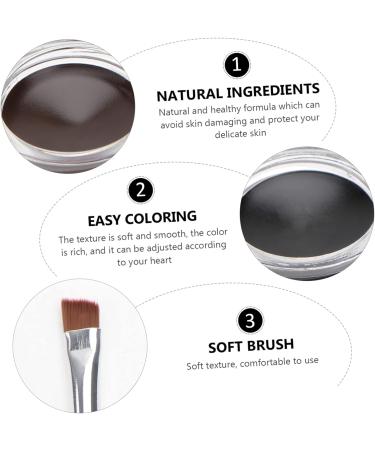 FOMIYES 2pcs Eyeliner Pencil Eye Shadow Cream Eye Liner Eyeshadow Cream Liquid Eyeliner Cosmetic Lasting - Buy Online on GoSupps.com