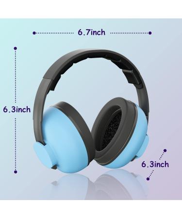 Funglam Baby Hearing Protection Headphones | Noise Protection for Toddlers 12-36 Months | Comfortable & Safe Blue Ear Muffs - Buy Online on GoSupps.com
