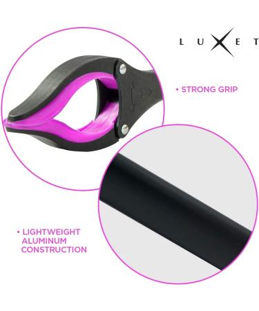 Grabber Reacher Tool - 2 Pack - Newest Version Long 32 Inch Foldable Pick Up Stick - Strong Grip Magnetic Tip Lightweight Trash Picker Claw Reacher Grabber Tool Elderly Reaching - by Luxet (Pink) - Buy Online on GoSupps.com