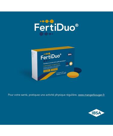 FertiDuo - Food Supplement Contributes to the Maintenance of atic Quality - Vitamins C E B12 Selenium Folic Acid Zinc Omega 3 - Men's Fertility - 60 Capsules (30 Day + 30 Night) - Buy Online on GoSupps.com