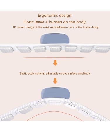 Electric Menstrual Heating Massage Belt - Uterus Warmer & Vibration Compression for Dysmenorrhea Relief | Back & Belly Pain Relief - Blue - Buy Online on GoSupps.com