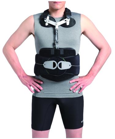 Orthomen TLSO Back Brace - Thoracic Lumbo Sacral Orthosis Support Scoliosis Brace Universal