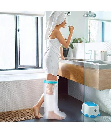 Waterproof Leg Plaster Protection | Shower & Swimming Shell for Adults | 104cm Bandage Dry Care - Buy Online on GoSupps.com