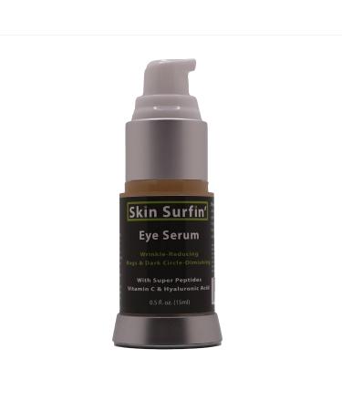 Skin Surfin Eye Serum - Brightening & Firming Eye Gel for Dark Circles Puffiness & Fine Lines | Hyaluronic Acid & Vitamin C | 0.5oz - International Shipping - Buy Online on GoSupps.com
