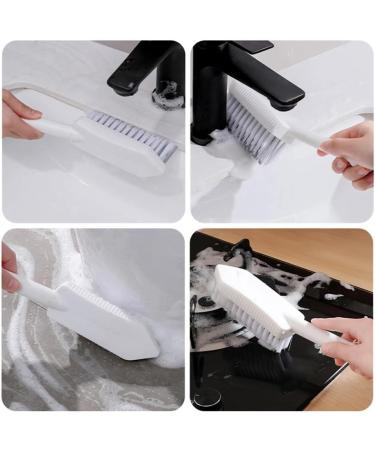 Glimpsesun 1 Pcs Floor Joint Brush Bathroom Floor Brush Bathroom Space Cleaning Brush Cleaning Floor Washing Wall White - Buy Online on GoSupps.com