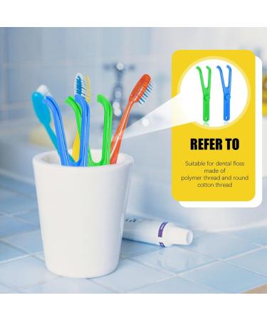 BYXG Dental Floss Holder - 2 Pack Dental Floss Fork for Effective Teeth Cleaning | International Shipping Available - Buy Online on GoSupps.com