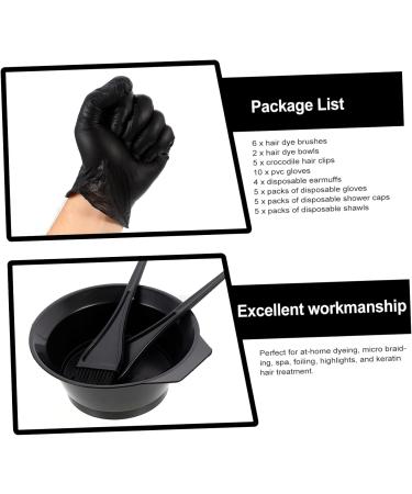 FRCOLOR 1 Set Hair Coloring Tools Hair Dye Applicator Hairdressing Combs Hair Tinting Bowl Hair Treatment Shawls Hair Coloring Tinting Brush Cosmetic Plastic Hair Color Brush - Buy Online on GoSupps.com