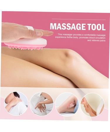 Massage Brush & Silicone Body Scrubbers - Anti Massager Tool for Bath & Scalp | Wear-Resistant Massage Supply - Blue 12x10x5.9cm - Buy Online on GoSupps.com