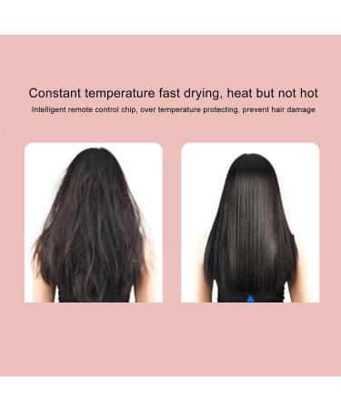 Portable Hair Dryer with Negative Ions Rechargeable Hair Dryer with Temperature Control for Home Travel Hot Cold Wind Overheat Protect (US Plug 100-240V) - Buy Online on GoSupps.com