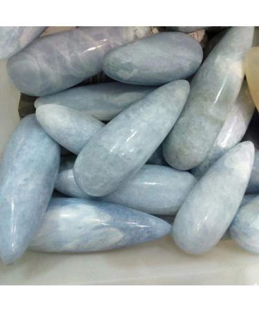 1pc 150g 220g Natural Polished Blue Celestite Quartz Crystal Wand Crystals and Stones |Stones|