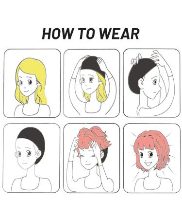 Smilco Mesh Dome Cap for Wig Making - 6 Pack Stretchable Lace Front Wig Caps for Women in Black - 6 Count - Buy Online on GoSupps.com