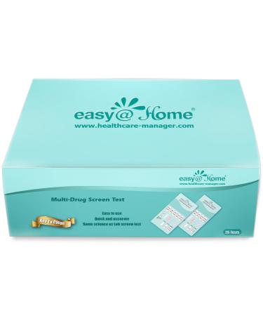25 Pack Easy Home 10 Panel Instant Test Kits Urine Dip Testing - EDOAP-7104