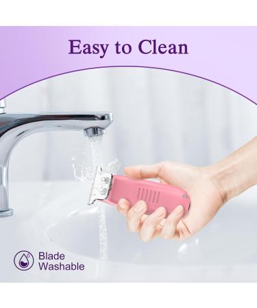 SWEETLF Hair Clippers Silent Cordless Hair Trimmer Mini Hair Cutting Kit with 3 Guide Combs Portable & USB Rechargeable Haircut Clippers for Men Women Kids (Milky White) (Pink) - Buy Online on GoSupps.com