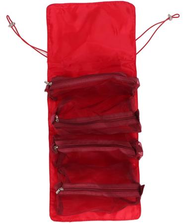Verdant Touch 4 in 1 Detachable Hanging Makeup Organizer - Multifunctional and Portable - Hanging Makeup Organizer for Shower Red - Buy Online on GoSupps.com