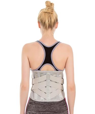 Back bandage men women interchangeable support struts breathable lumbar support pain relief in the lower back herniated disc support belt waist/b XL